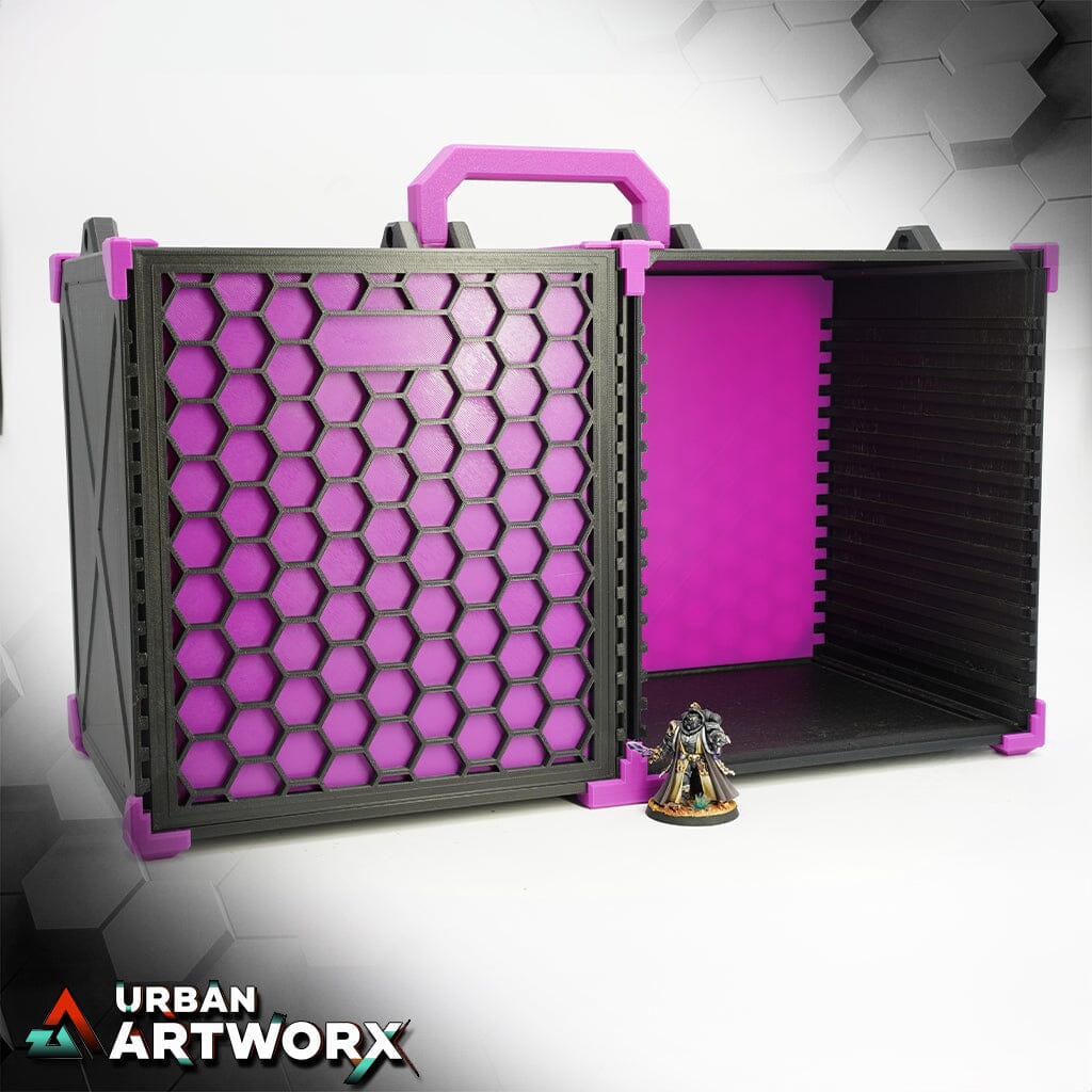 Tabletop Zubehör - Pro Dicer - Hobby Pro Box L Pro Dicer Handle + 'Possible' Shoulderstrap Pink