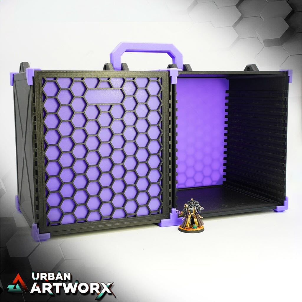 Tabletop Zubehör - Pro Dicer - Hobby Pro Box L Pro Dicer Handle + 'Possible' Shoulderstrap Purple