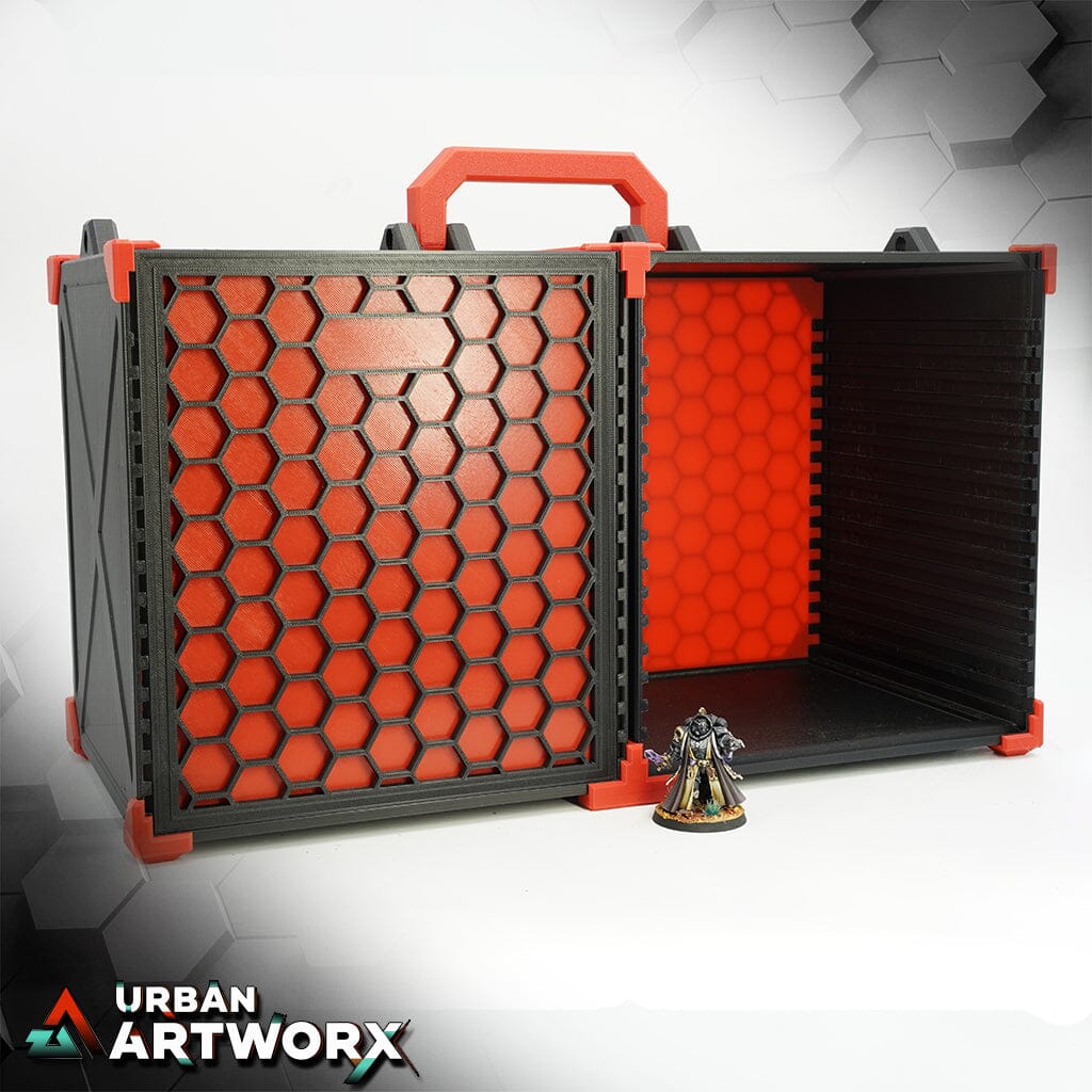 Tabletop Zubehör - Pro Dicer - Hobby Pro Box L Pro Dicer Handle + 'Possible' Shoulderstrap Red