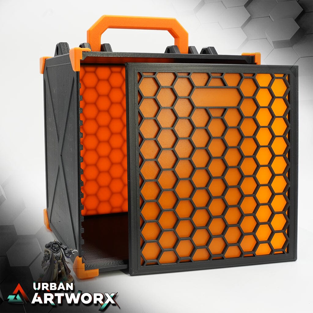 Tabletop Zubehör - Pro Dicer - Hobby Pro Box M Pro Dicer Handle + 'Possible' Shoulderstrap Orange