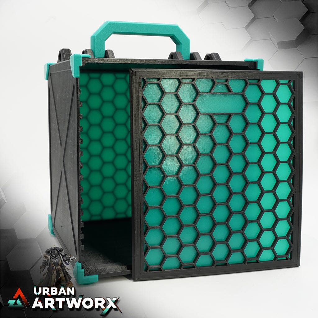 Tabletop Zubehör - Pro Dicer - Hobby Pro Box M Pro Dicer Handle + 'Possible' Shoulderstrap Petrol