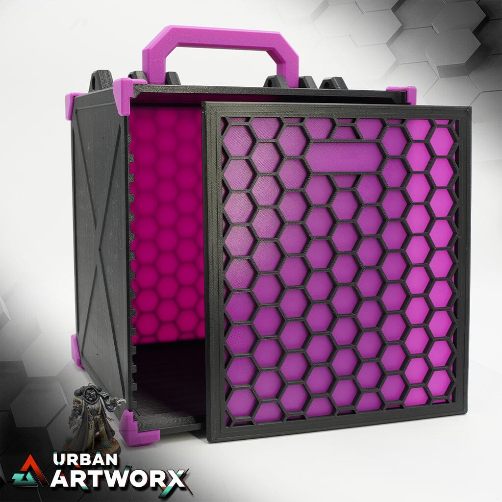 Tabletop Zubehör - Pro Dicer - Hobby Pro Box M Pro Dicer Handle + 'Possible' Shoulderstrap Pink