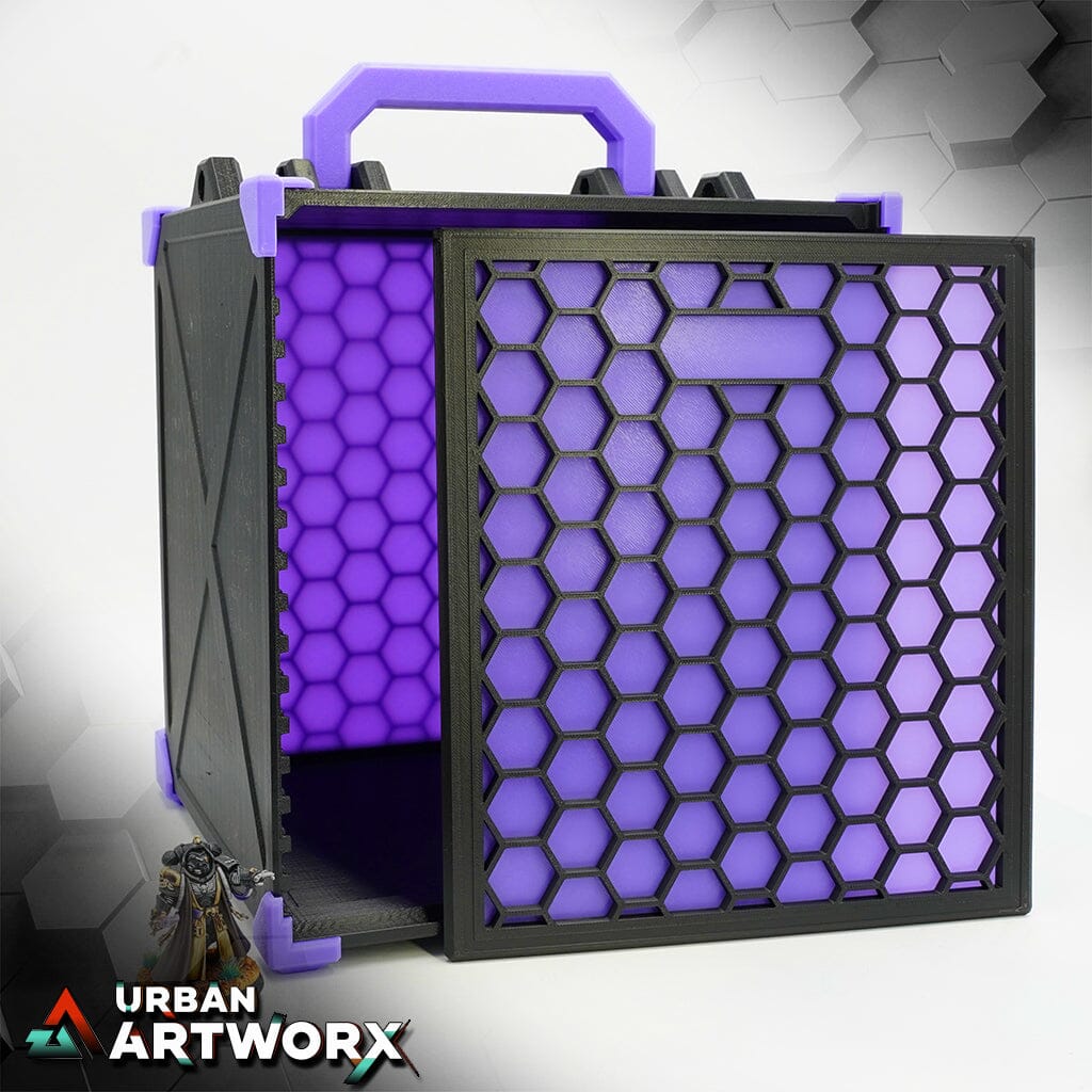 Tabletop Zubehör - Pro Dicer - Hobby Pro Box M Pro Dicer Handle + 'Possible' Shoulderstrap Purple