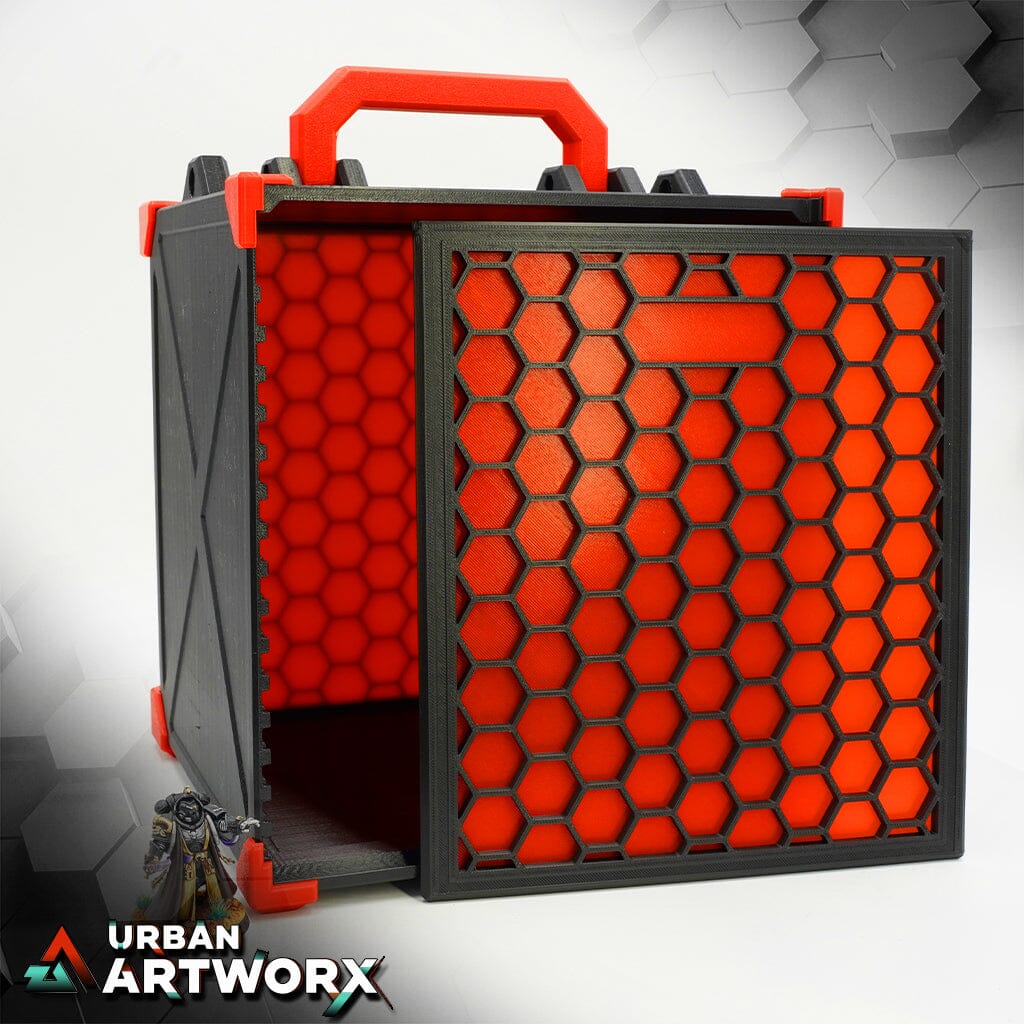 Tabletop Zubehör - Pro Dicer - Hobby Pro Box M Pro Dicer Handle + 'Possible' Shoulderstrap Red