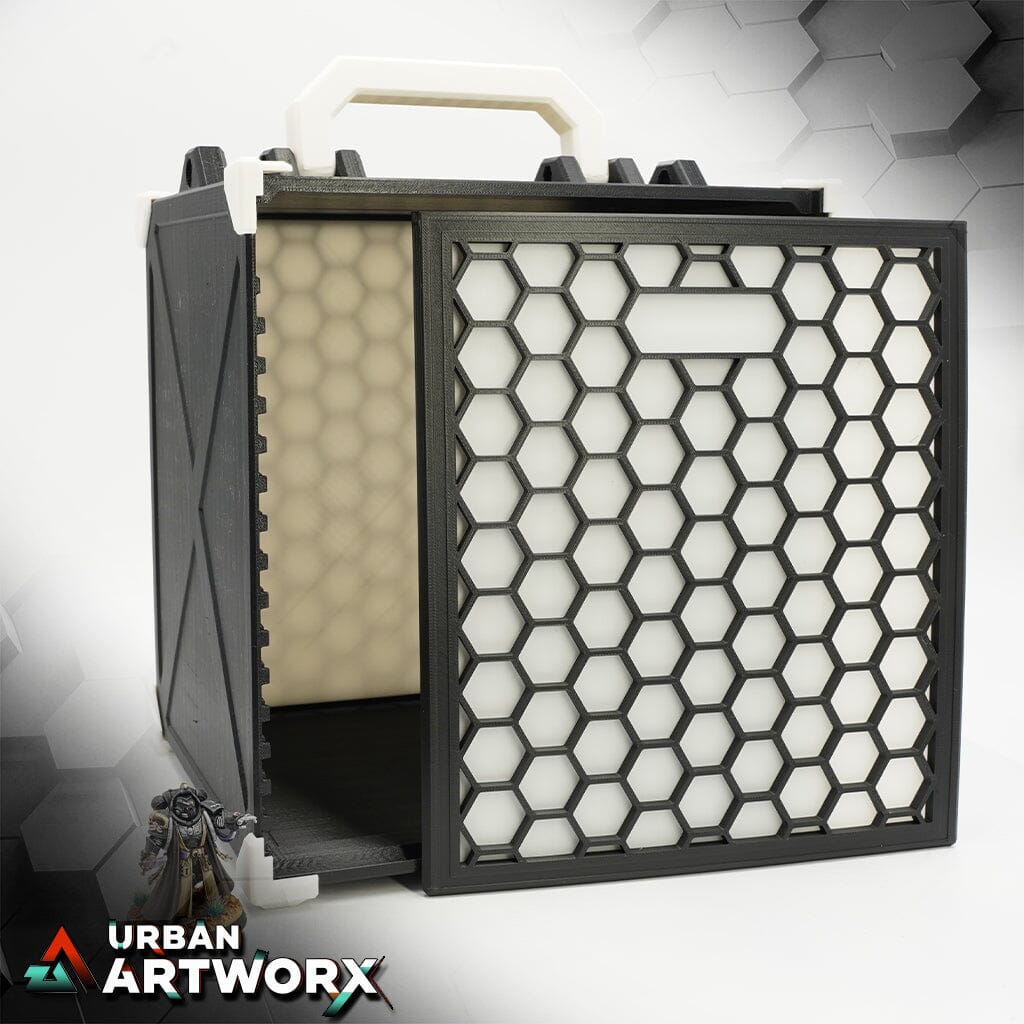 Tabletop Zubehör - Pro Dicer - Hobby Pro Box M Pro Dicer Handle + 'Possible' Shoulderstrap White