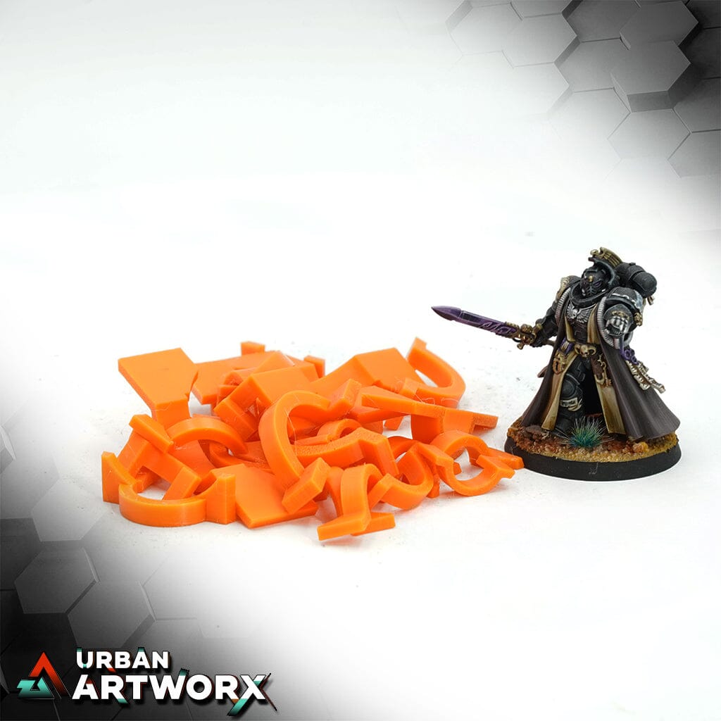 Tabletop Zubehör - Pro Dicer - Hobby Pro Box - Miniaturtray Stopper Round Pro Dicer 25mm Orange