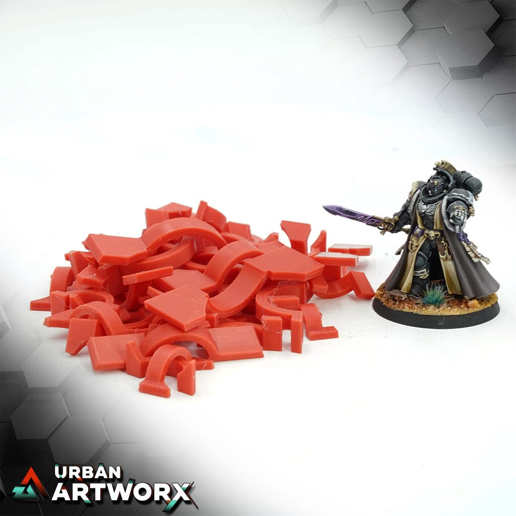 Tabletop Zubehör - Pro Dicer - Hobby Pro Box - Miniaturtray Stopper Round Pro Dicer 25mm Red