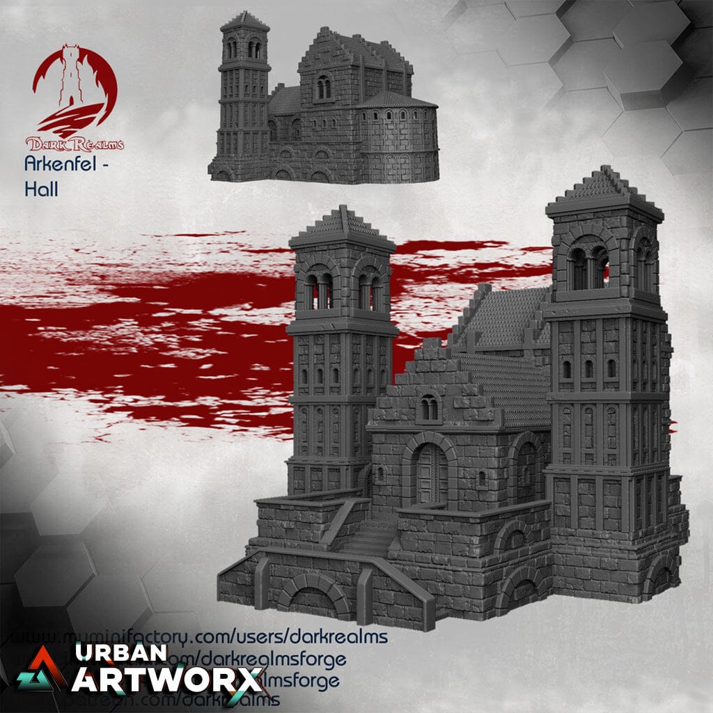 Tabletopgelände - Dark Realms - Arkenfel - Hall Dark Realms