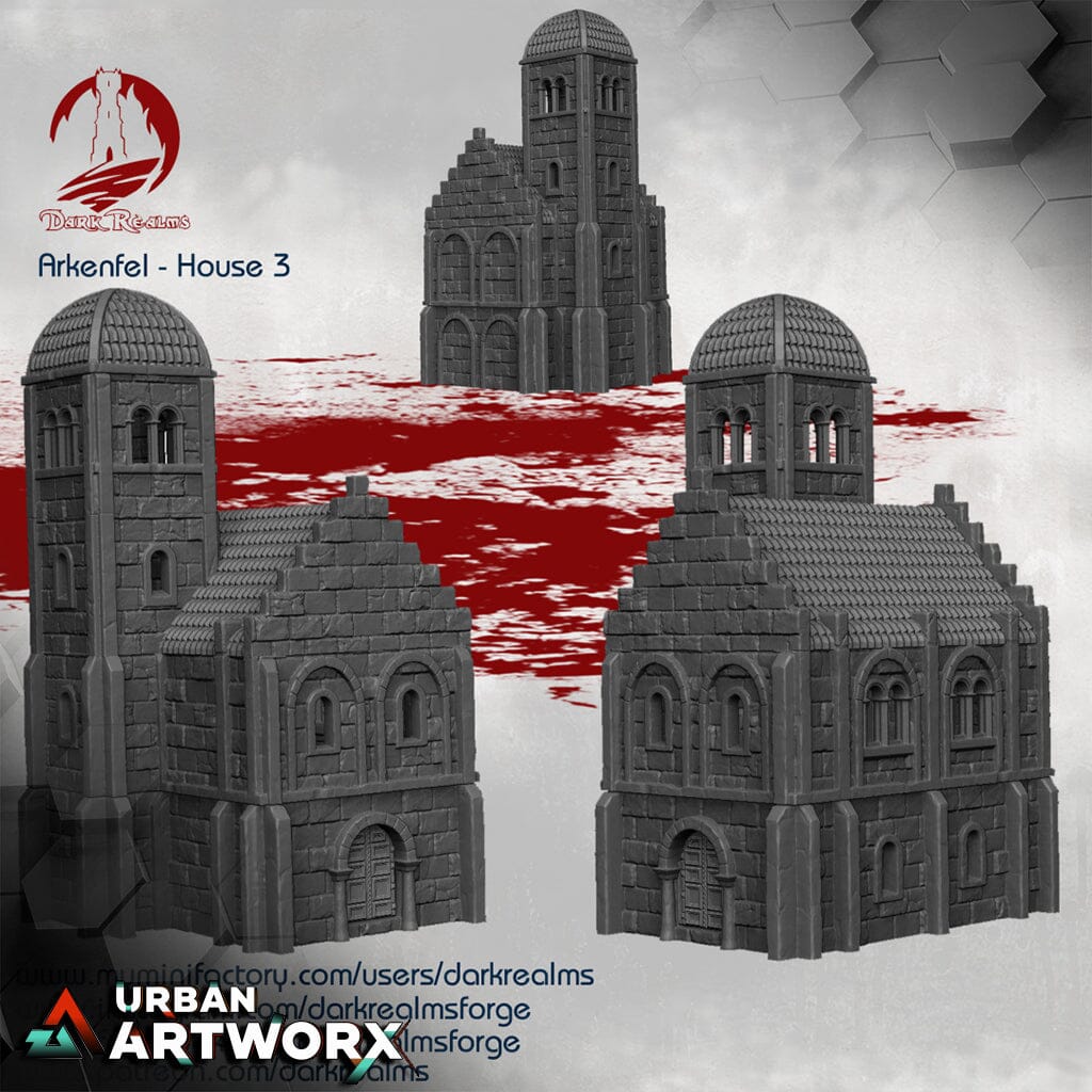Tabletopgelände - Dark Realms - Arkenfel - House 3 Dark Realms