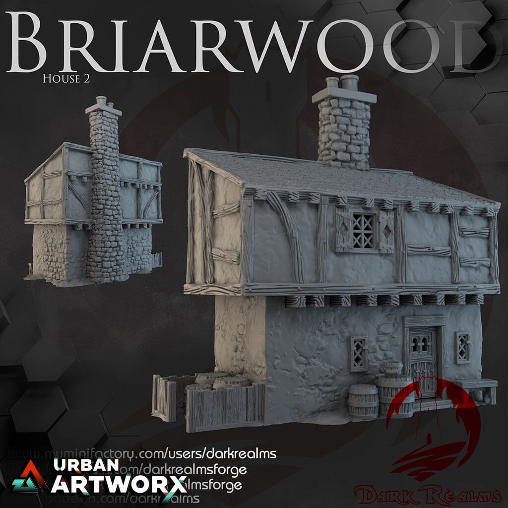 Tabletopgelände - Dark Realms - Briarwood - House 2 Dark Realms