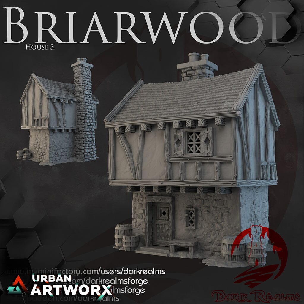 Tabletopgelände - Dark Realms - Briarwood - House 3 Dark Realms