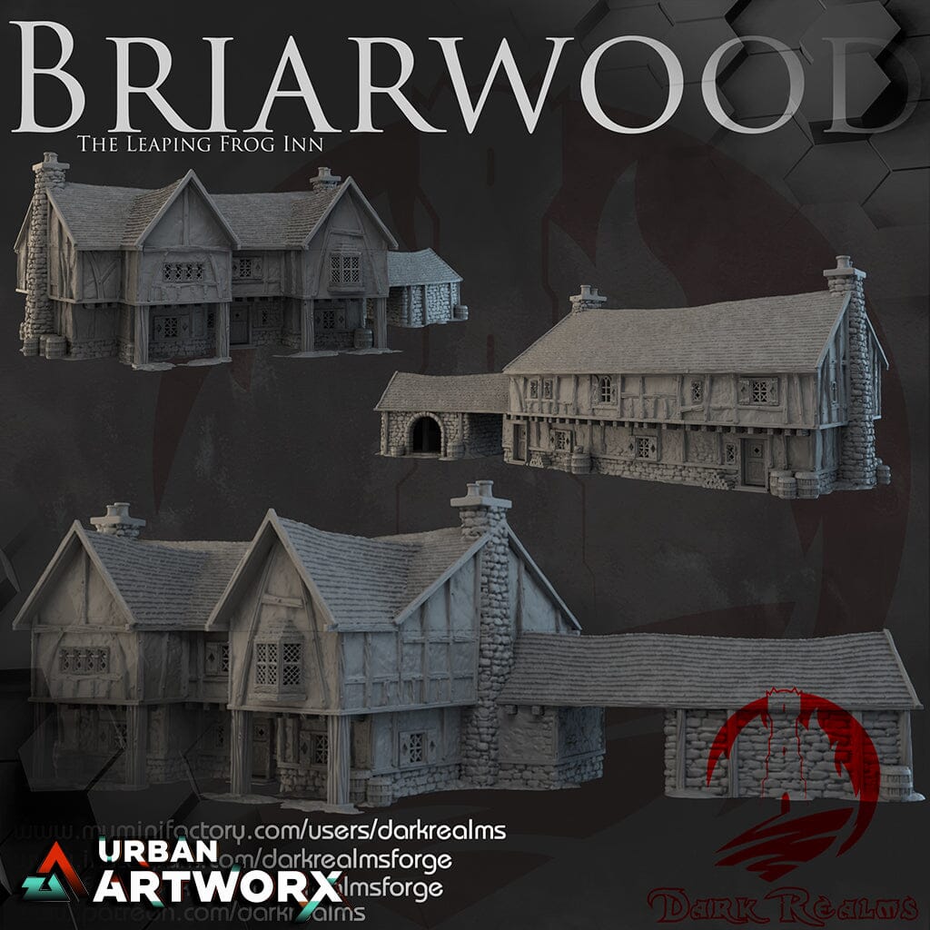 Tabletopgelände - Dark Realms - Briarwood - Leaping Frog Inn Dark Realms