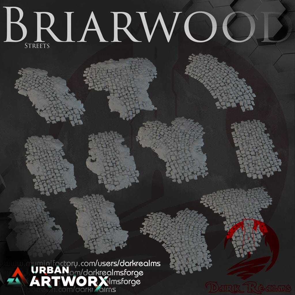 Tabletopgelände - Dark Realms - Briarwood - Streets Dark Realms
