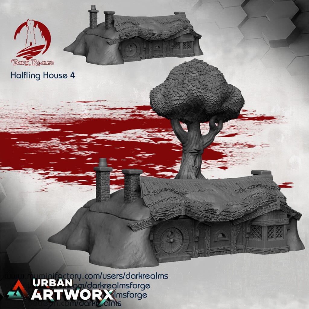 Tabletopgelände - Dark Realms - Halfling Home 4 Dark Realms