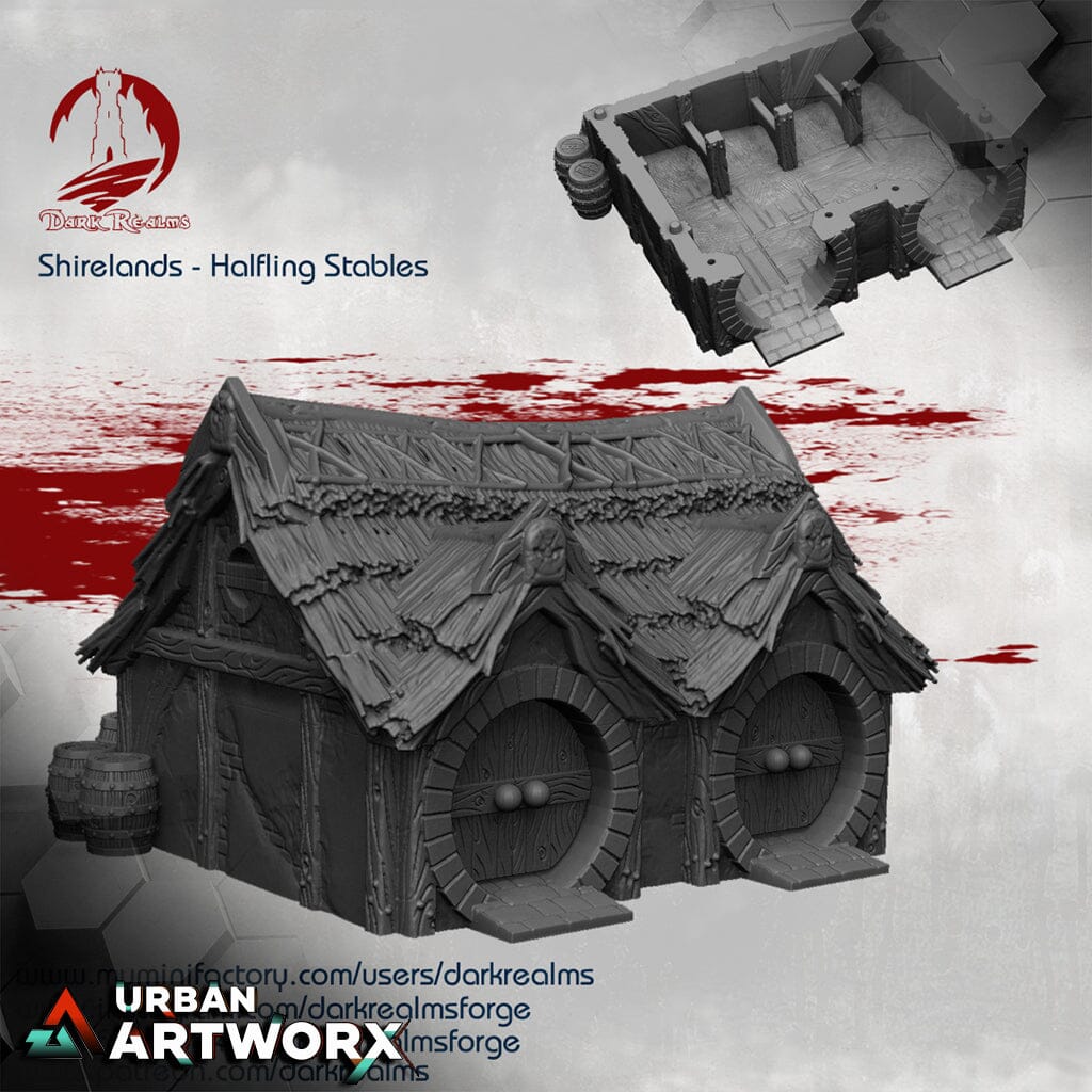 Tabletopgelände - Dark Realms - Halfling Stable Dark Realms