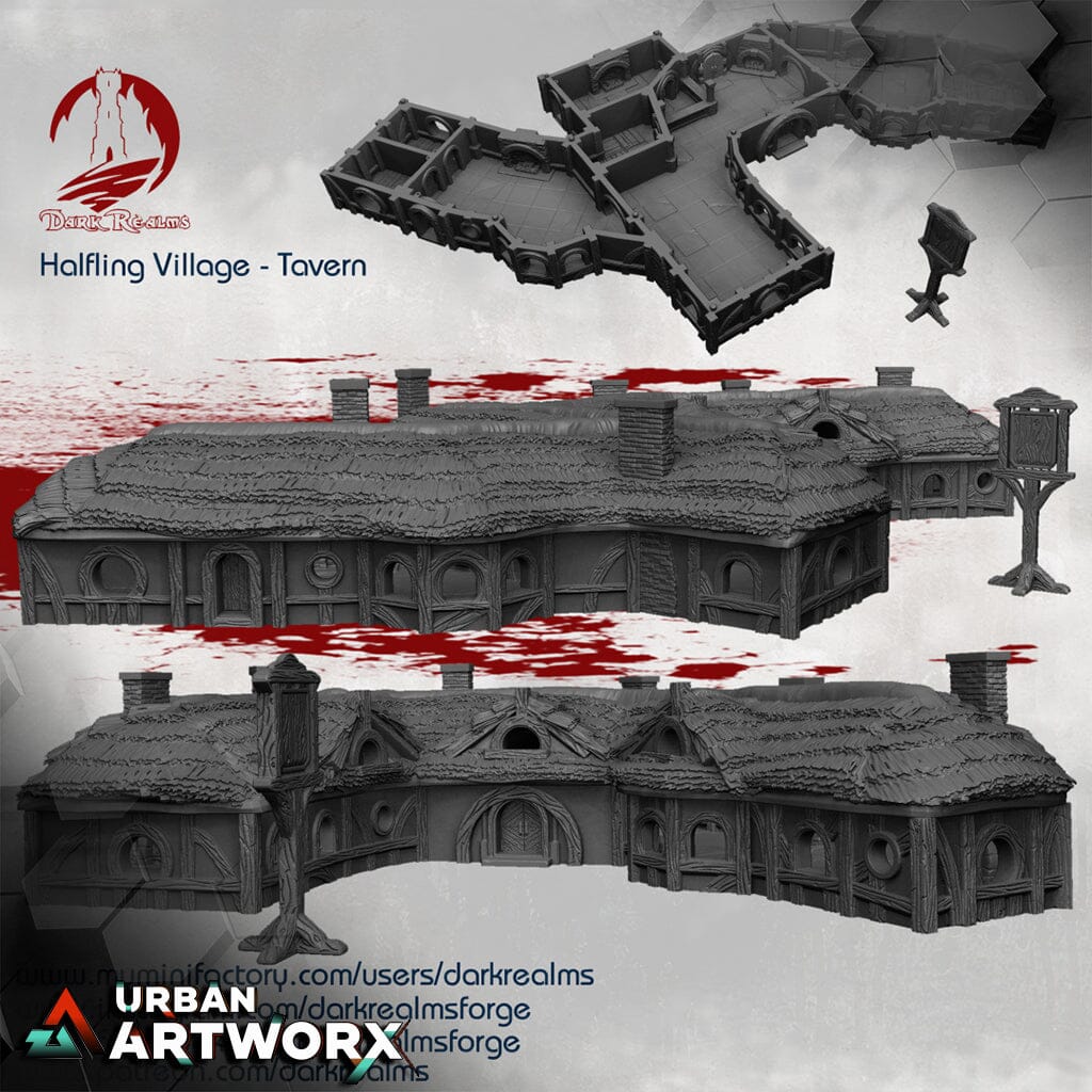 Tabletopgelände - Dark Realms - Halfling Tavern Dark Realms