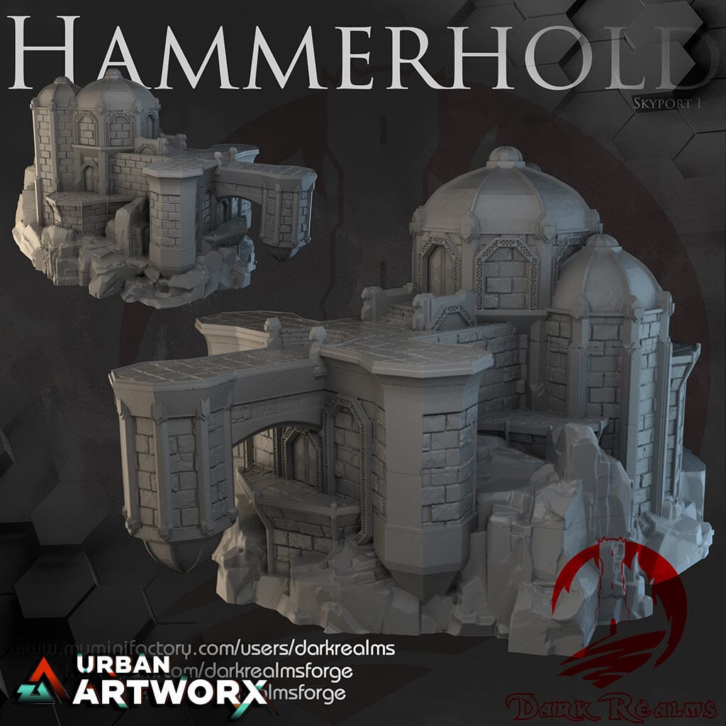 Tabletopgelände - Dark Realms - Hammerhold - Skyport 01 Dark Realms