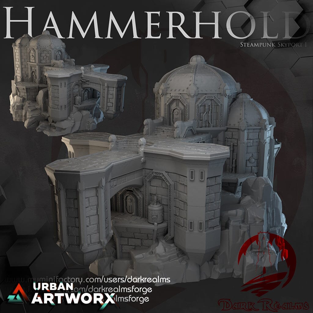 Tabletopgelände - Dark Realms - Hammerhold - Skyport 01 Dark Realms