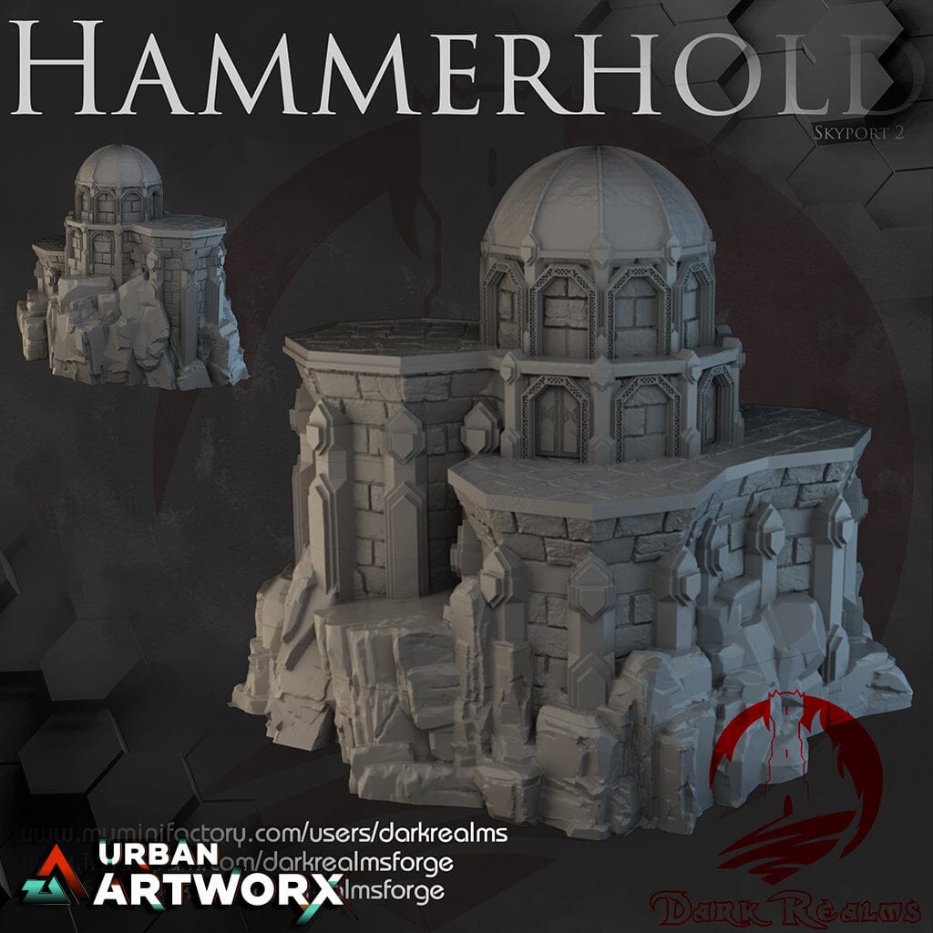 Tabletopgelände - Dark Realms - Hammerhold - Skyport 02 Dark Realms