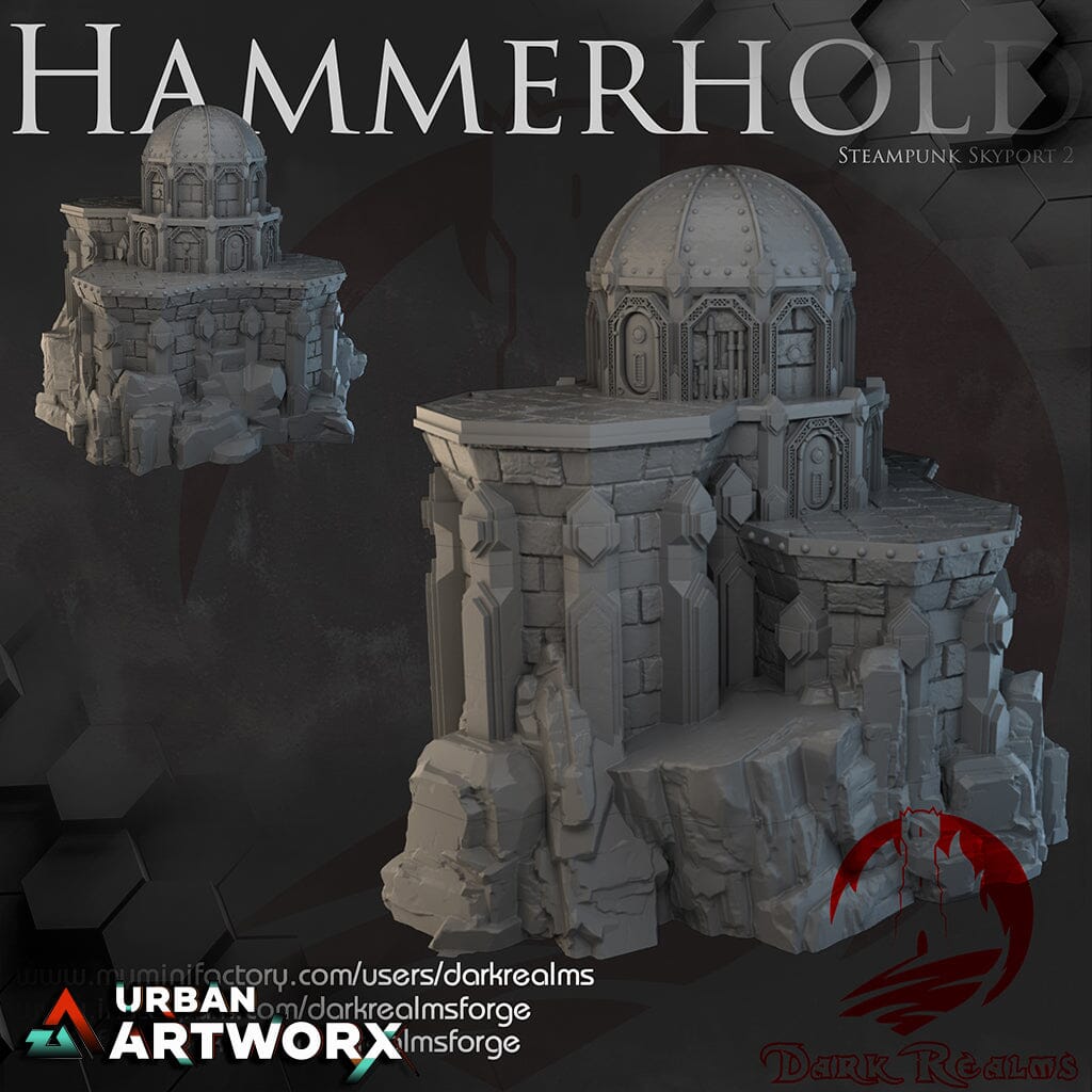 Tabletopgelände - Dark Realms - Hammerhold - Skyport 02 Dark Realms