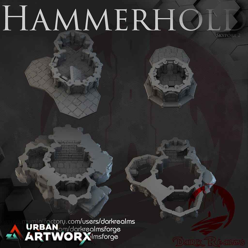 Tabletopgelände - Dark Realms - Hammerhold - Skyport 02 Dark Realms