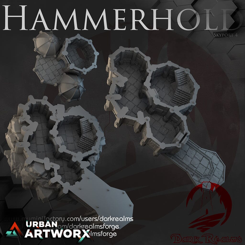 Tabletopgelände - Dark Realms - Hammerhold - Skyport 04 Dark Realms