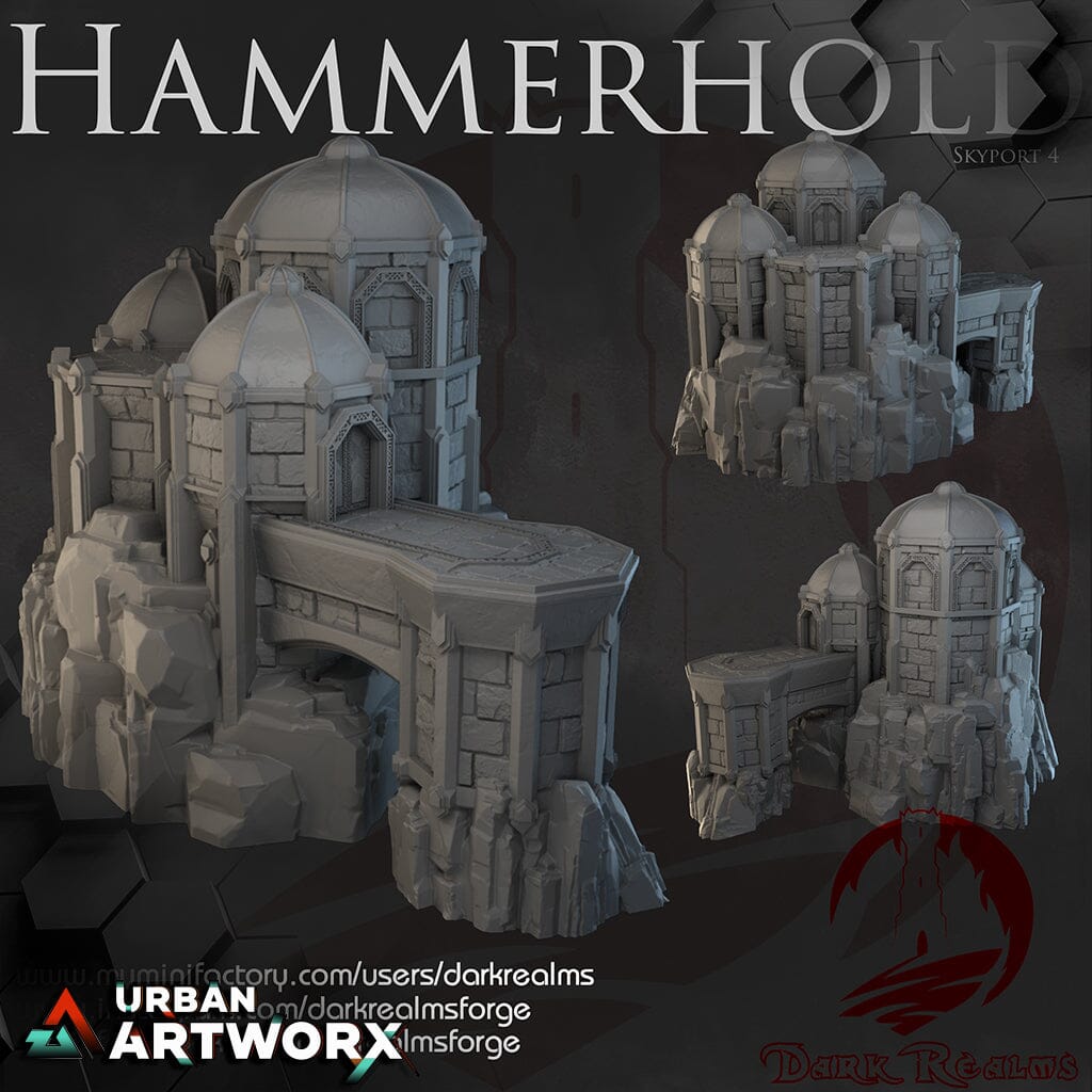 Tabletopgelände - Dark Realms - Hammerhold - Skyport 04 Dark Realms