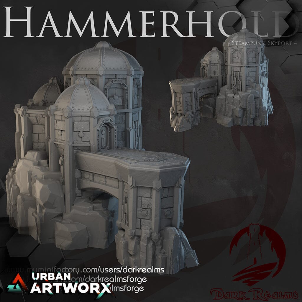 Tabletopgelände - Dark Realms - Hammerhold - Skyport 04 Dark Realms