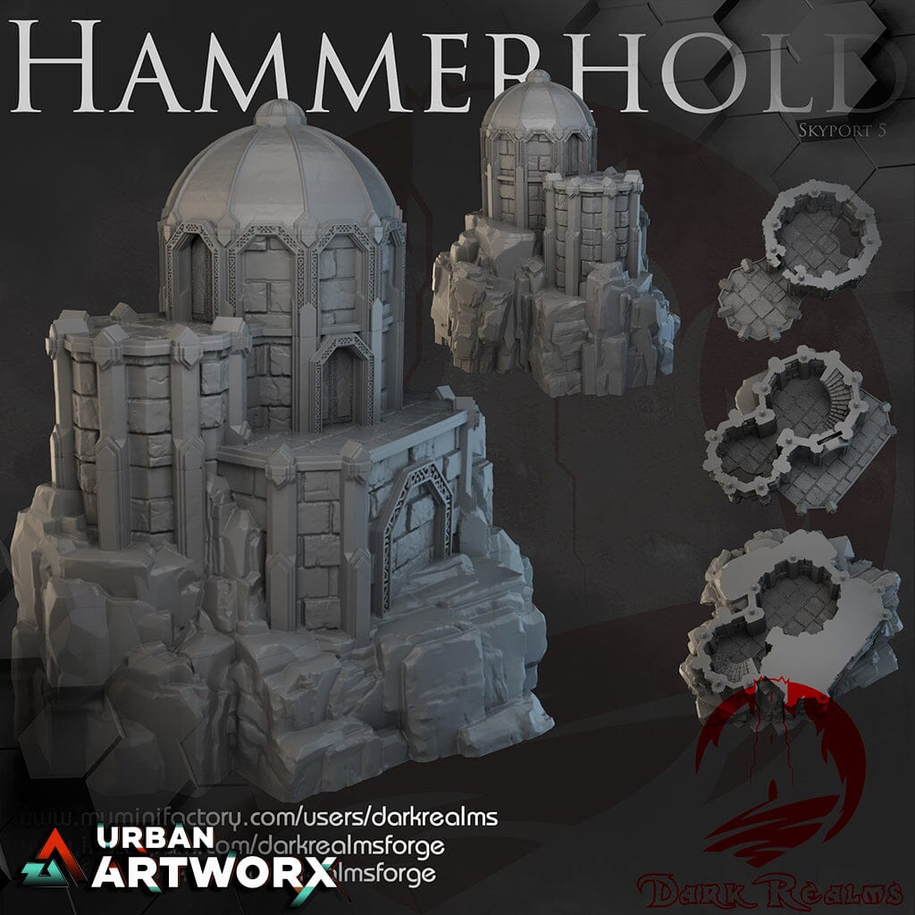 Tabletopgelände - Dark Realms - Hammerhold - Skyport 05 Dark Realms