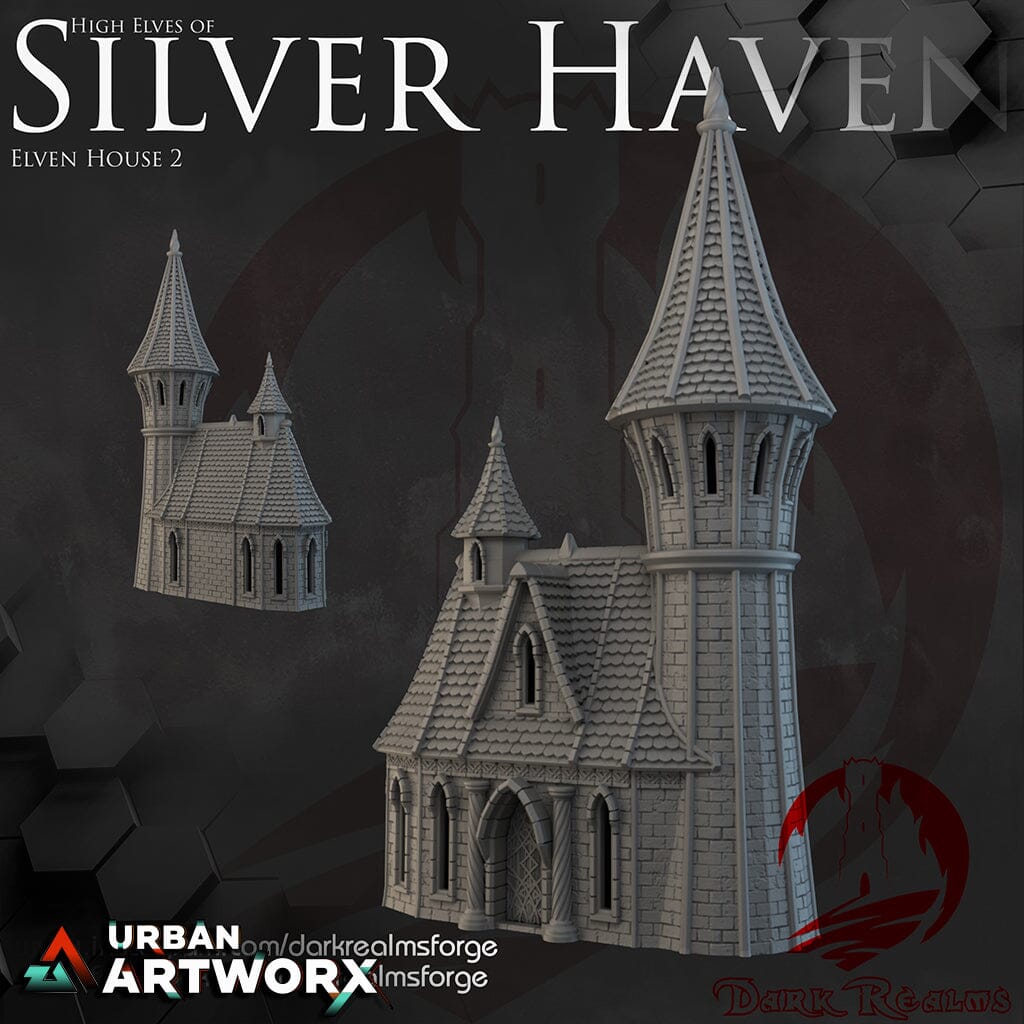 Tabletopgelände - Dark Realms - Silver Haven - House 2 Dark Realms