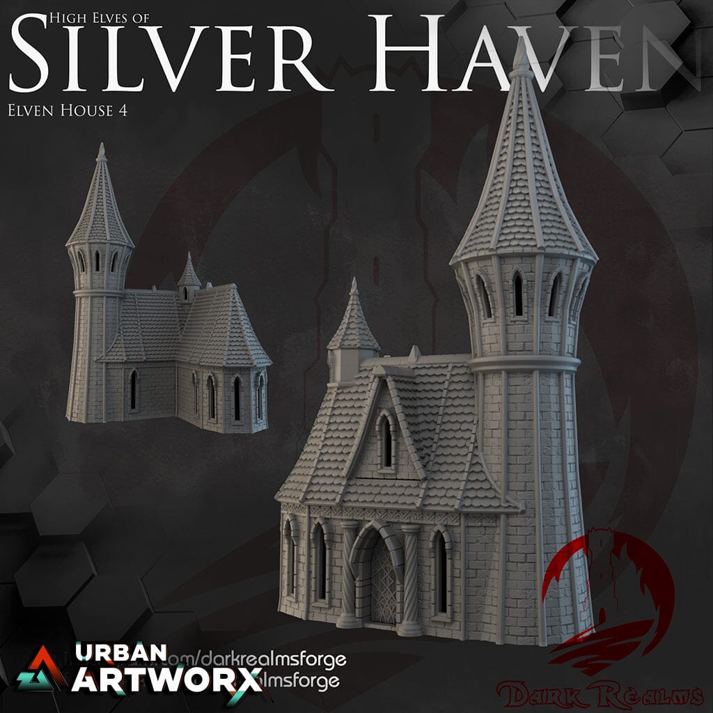 Tabletopgelände - Dark Realms - Silver Haven - House 4 Dark Realms