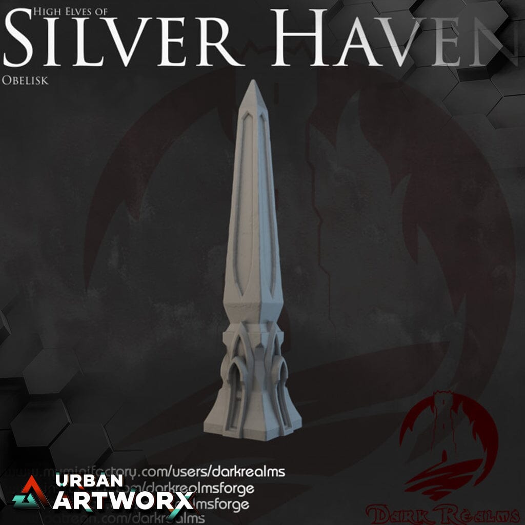 Tabletopgelände - Dark Realms - Silver Haven - Obelisk Dark Realms