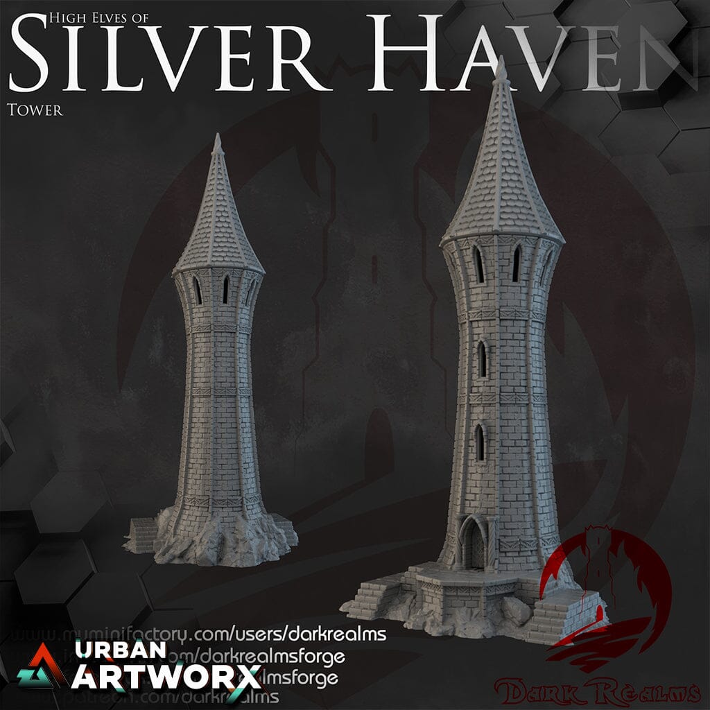 Tabletopgelände - Dark Realms - Silver Haven - Tower Dark Realms