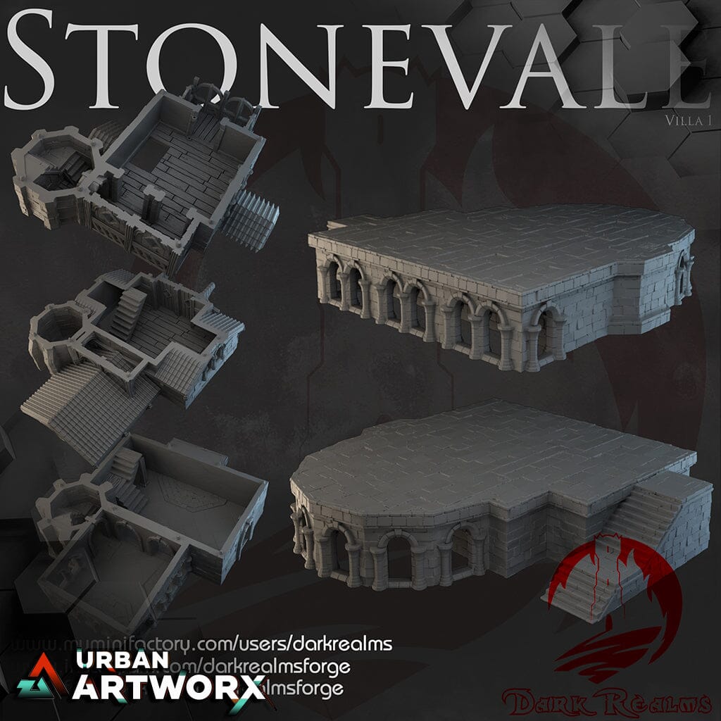 Tabletopgelände - Dark Realms - Stonevale - Villa 1 Dark Realms