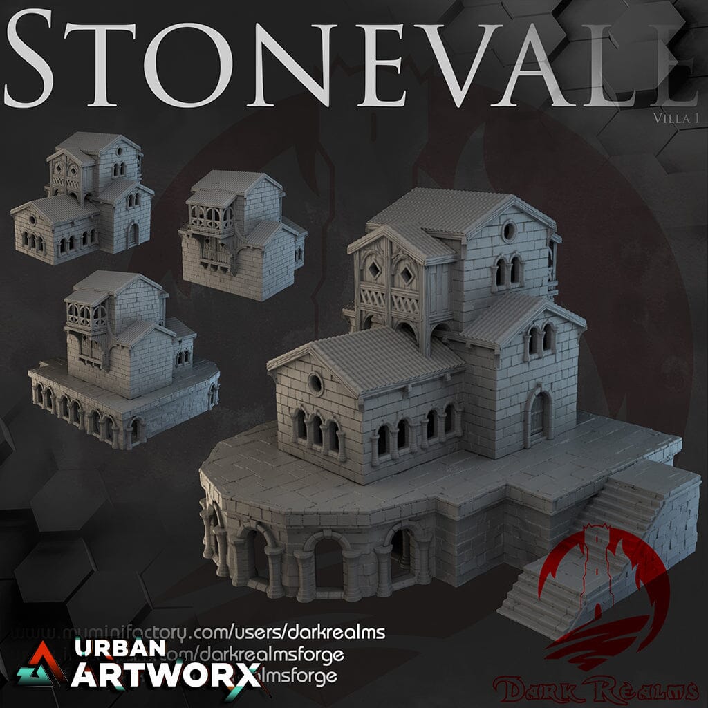 Tabletopgelände - Dark Realms - Stonevale - Villa 1 Dark Realms