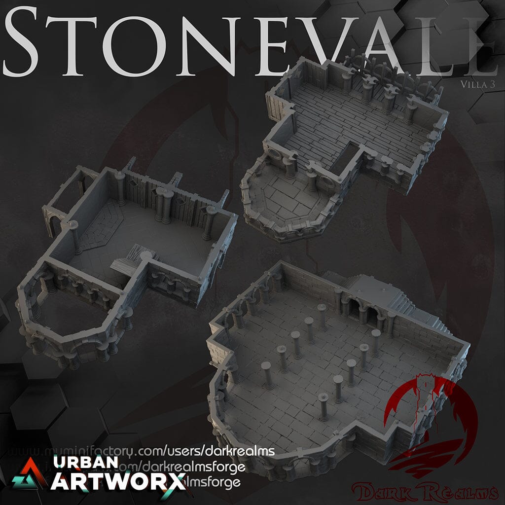 Tabletopgelände - Dark Realms - Stonevale - Villa 3 Dark Realms