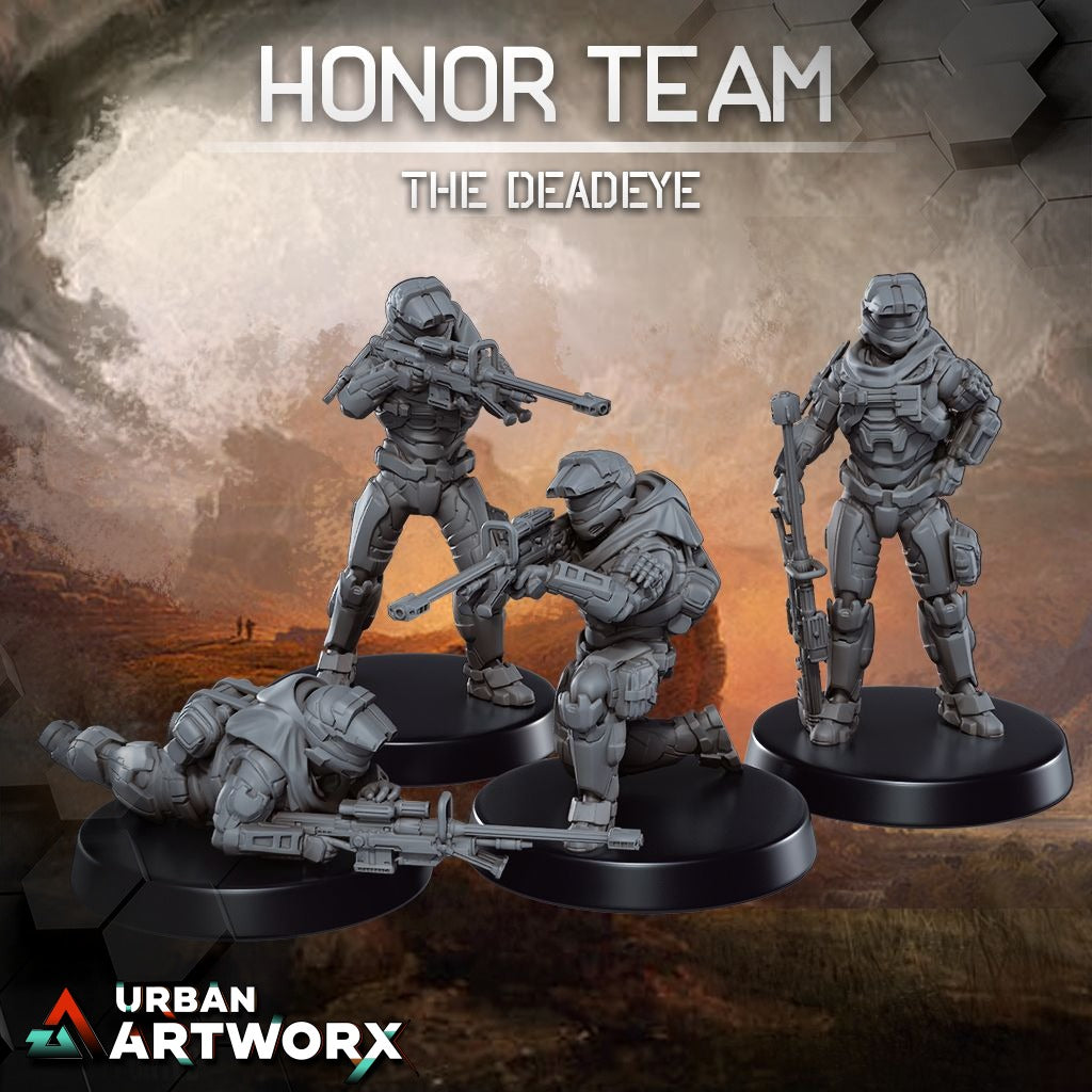 Tabletop Miniaturen - Skullforge Studios - Honor Team: The Deadeye (4)