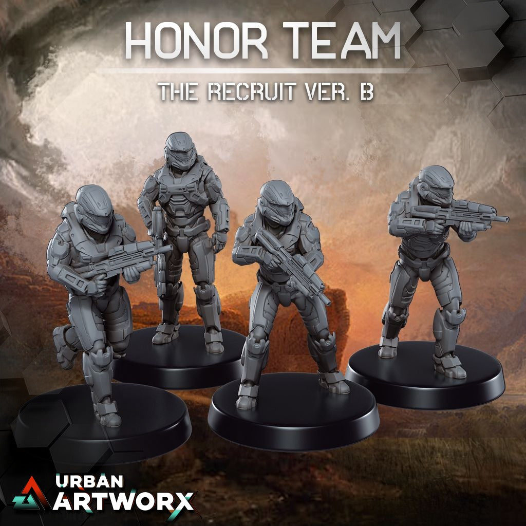Tabletop Miniaturen - Skullforge Studios - Honor Team: The Recruit Ver. B (4)