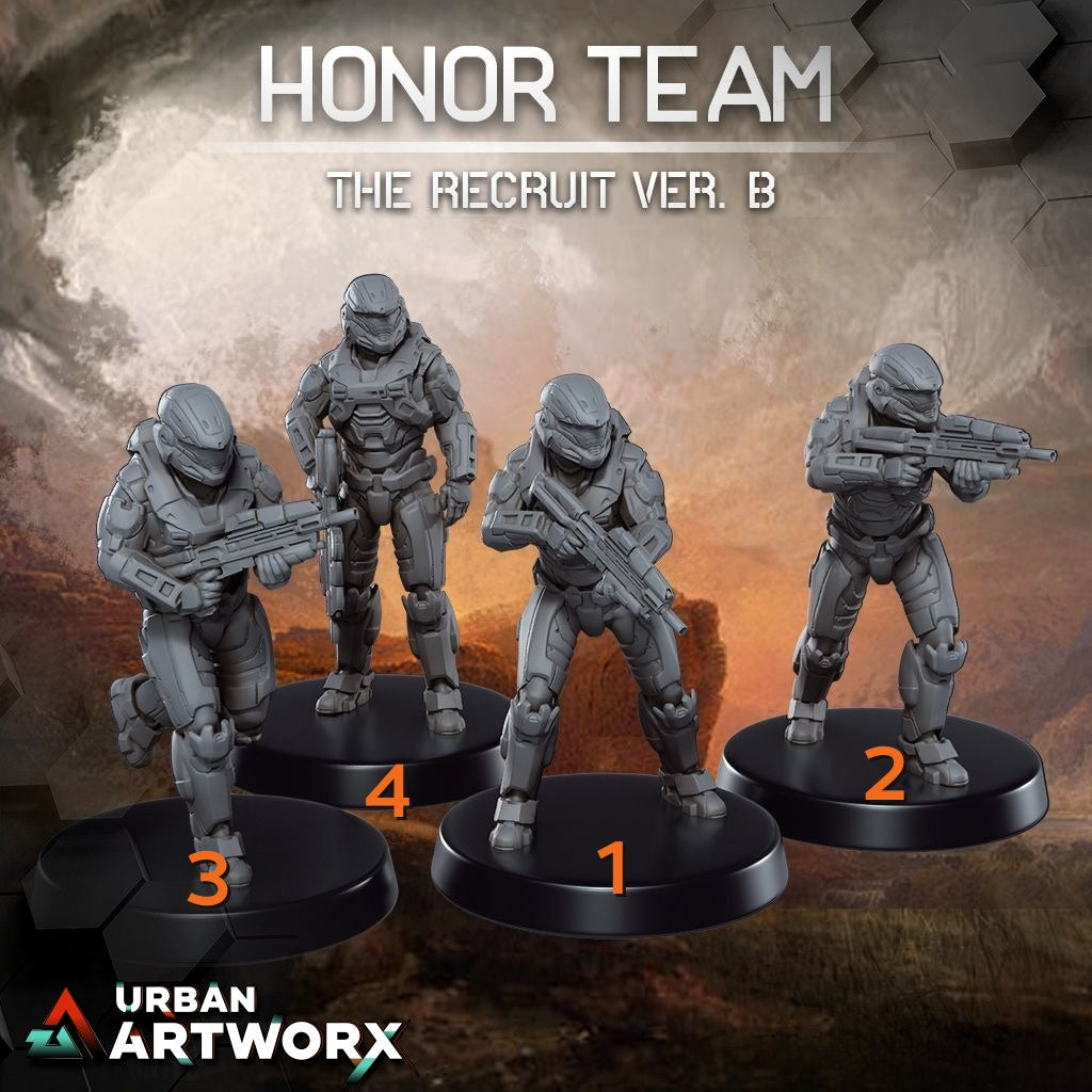Tabletop Miniaturen - Skullforge Studios - Honor Team: The Recruit Ver. B (4)