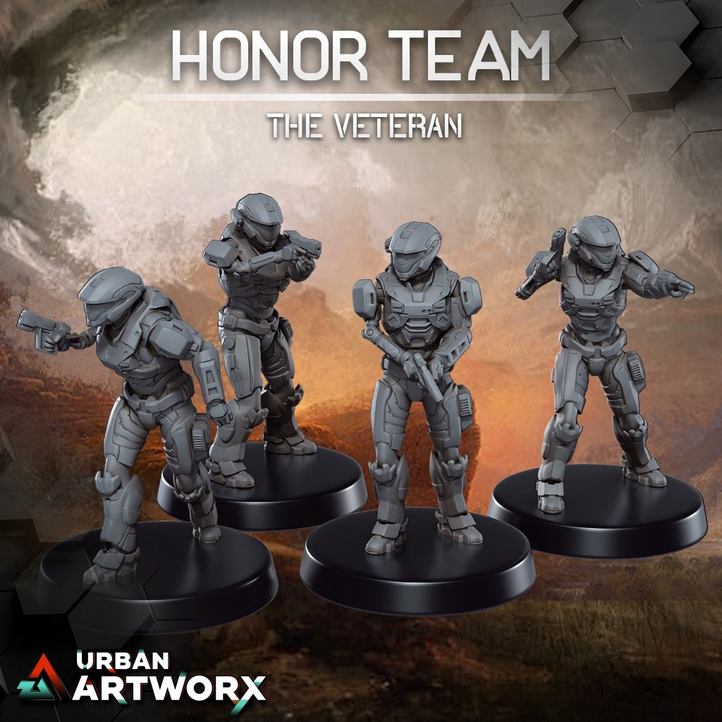 Tabletop Miniaturen - Skullforge Studios - Honor Team: The Veteran (4)