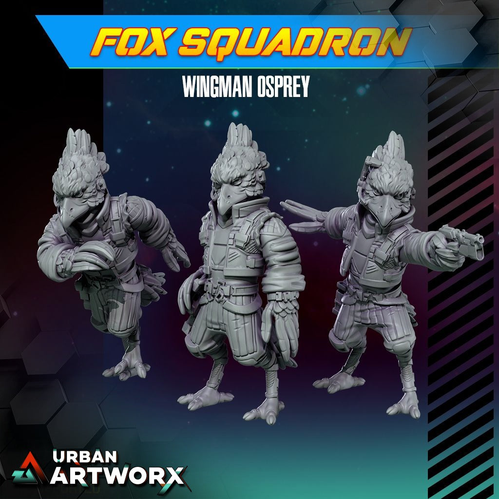 Tabletop Miniaturen - Skullforge Studios - Fox Squadron: Wingman Osprey (3)