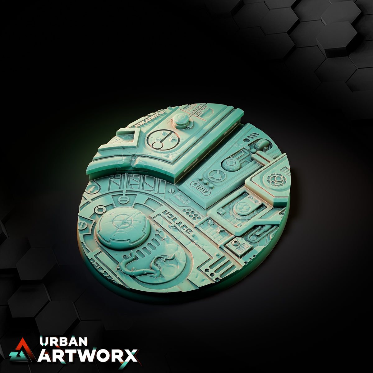Xeno City Abandoned Bases – Oval 120x92mm