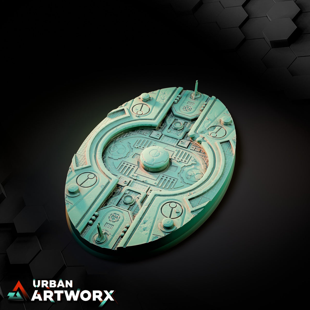 Xeno City Abandoned Bases – Oval 170x105mm