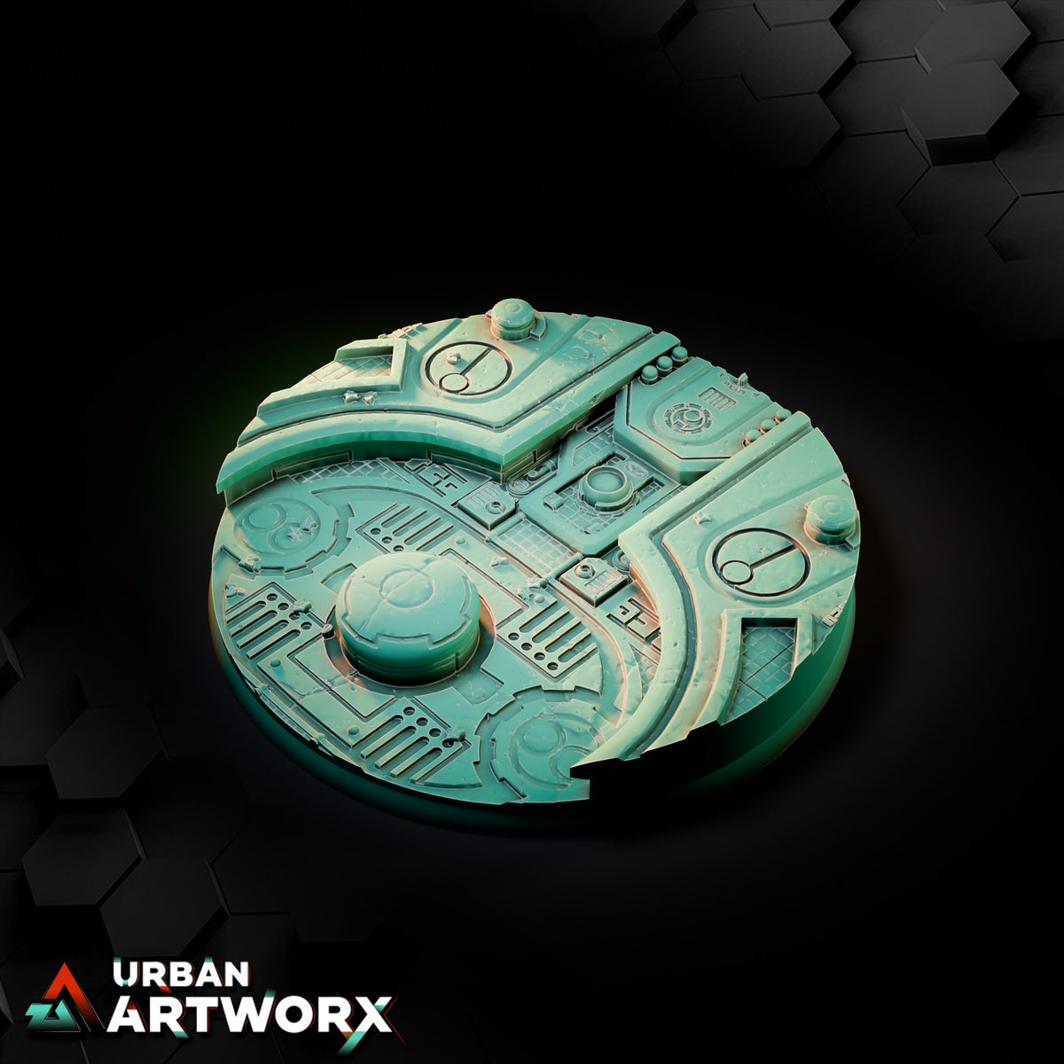 Xeno City Abandoned Bases – Round 100mm