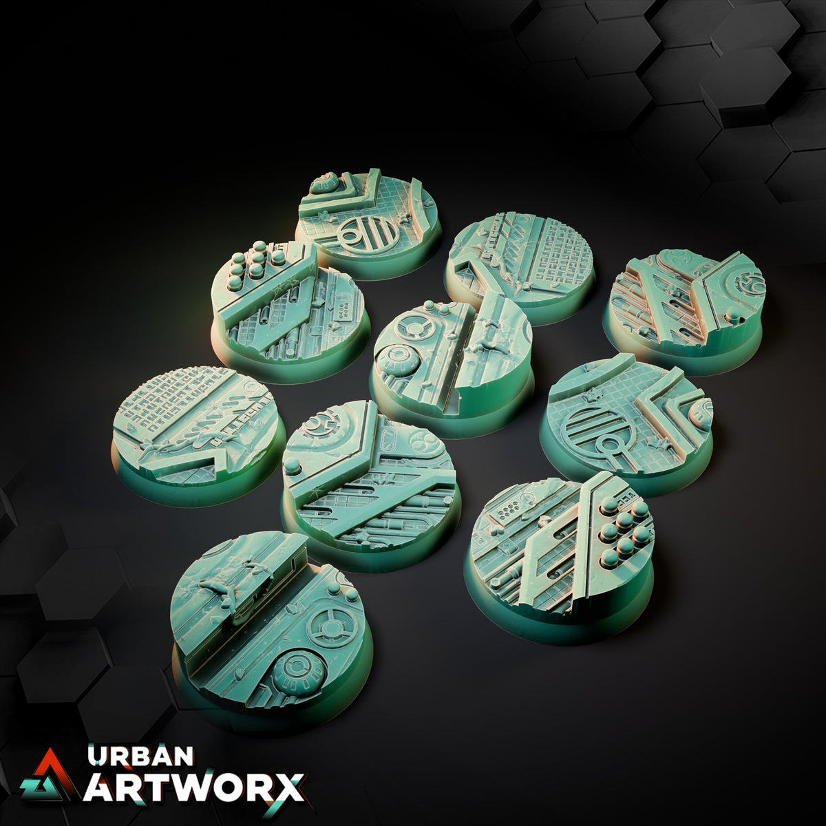 Xeno City Abandoned Bases – Round 32mm (10)