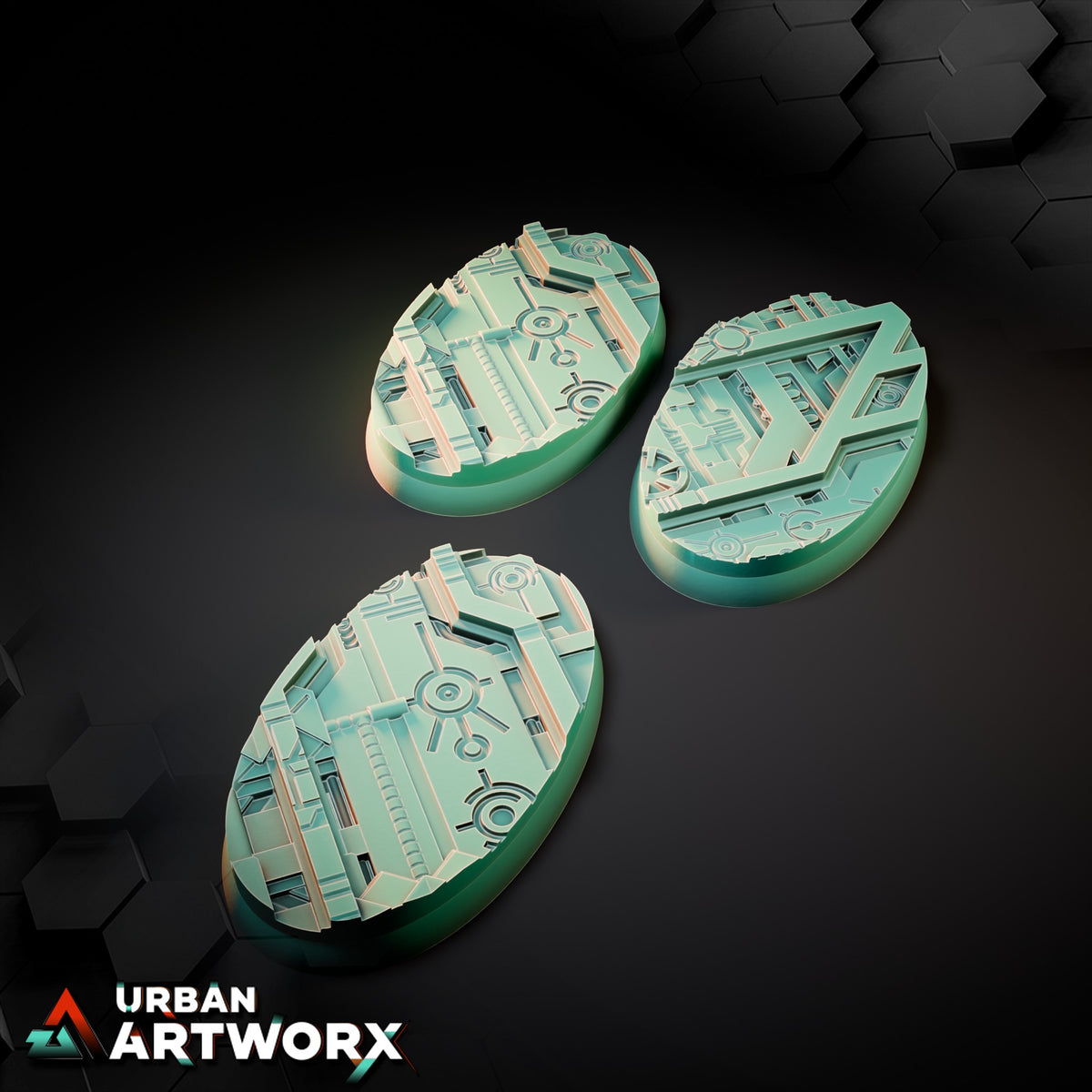 Xeno Technology Bases – Oval 60x35mm (3)