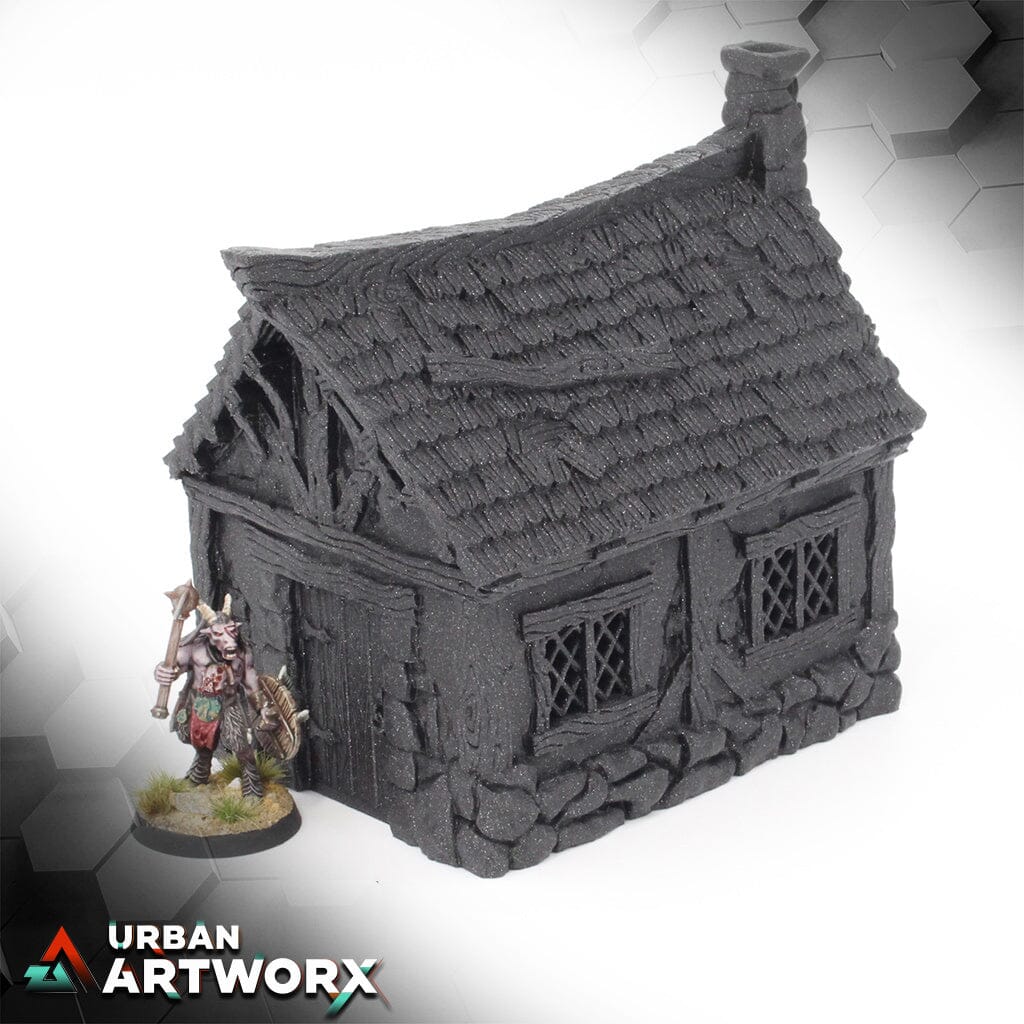 City of Tarok - Little Cottage Black Scrolls Games Little Cottage Damaged Roof