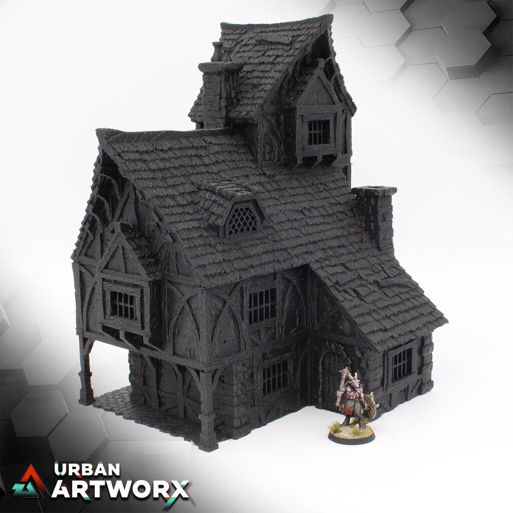 City of Tarok - Medieval Mansion Black Scrolls Games Medieval Mansion Damaged Roof