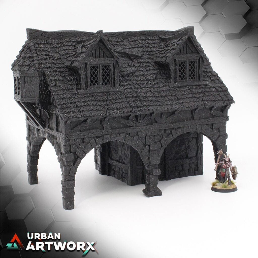 City of Tarok - Merchant Black Scrolls Games Merchant Damaged Roof