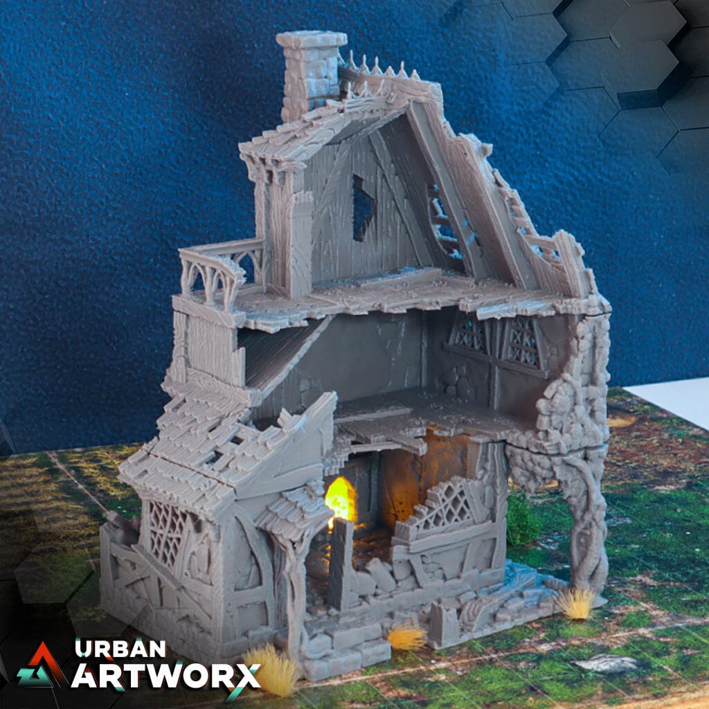 City of Tarok - Ruined Healer's House Black Scrolls Games